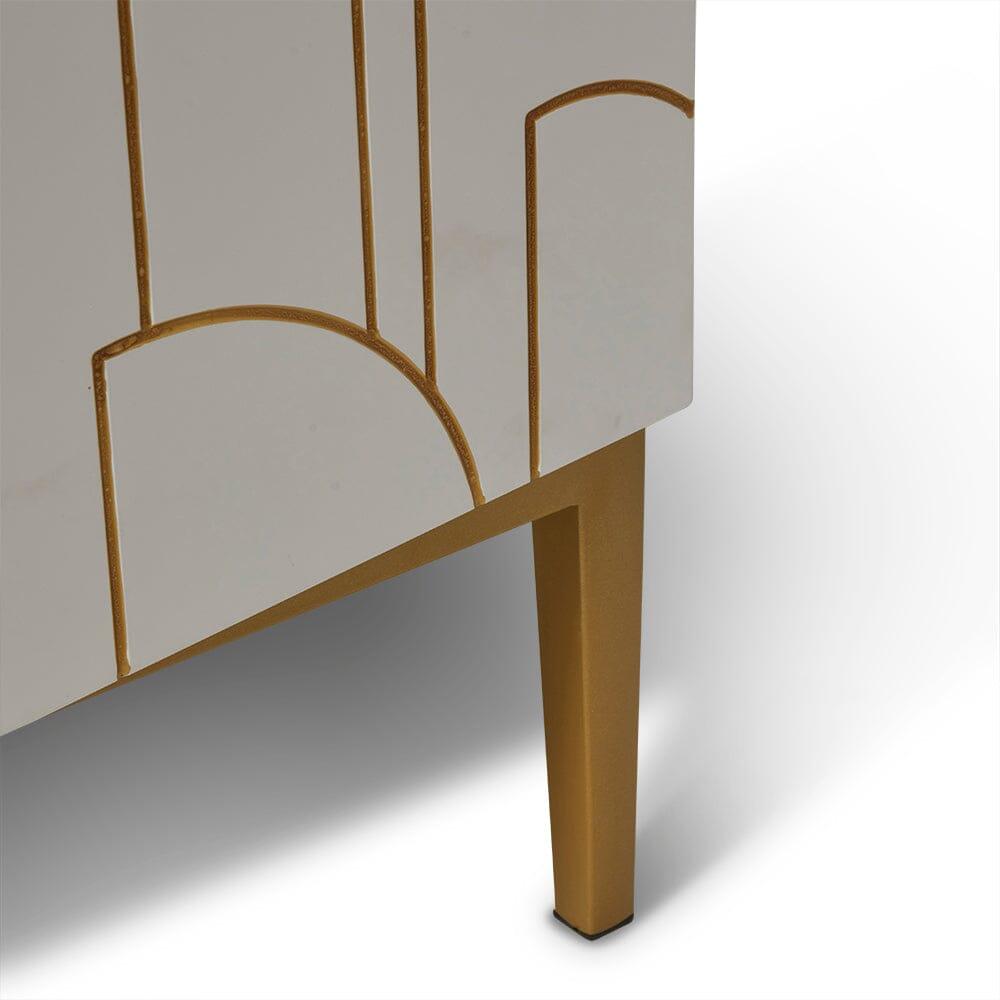 Gatsby 3 Door Sideboard - Snow White