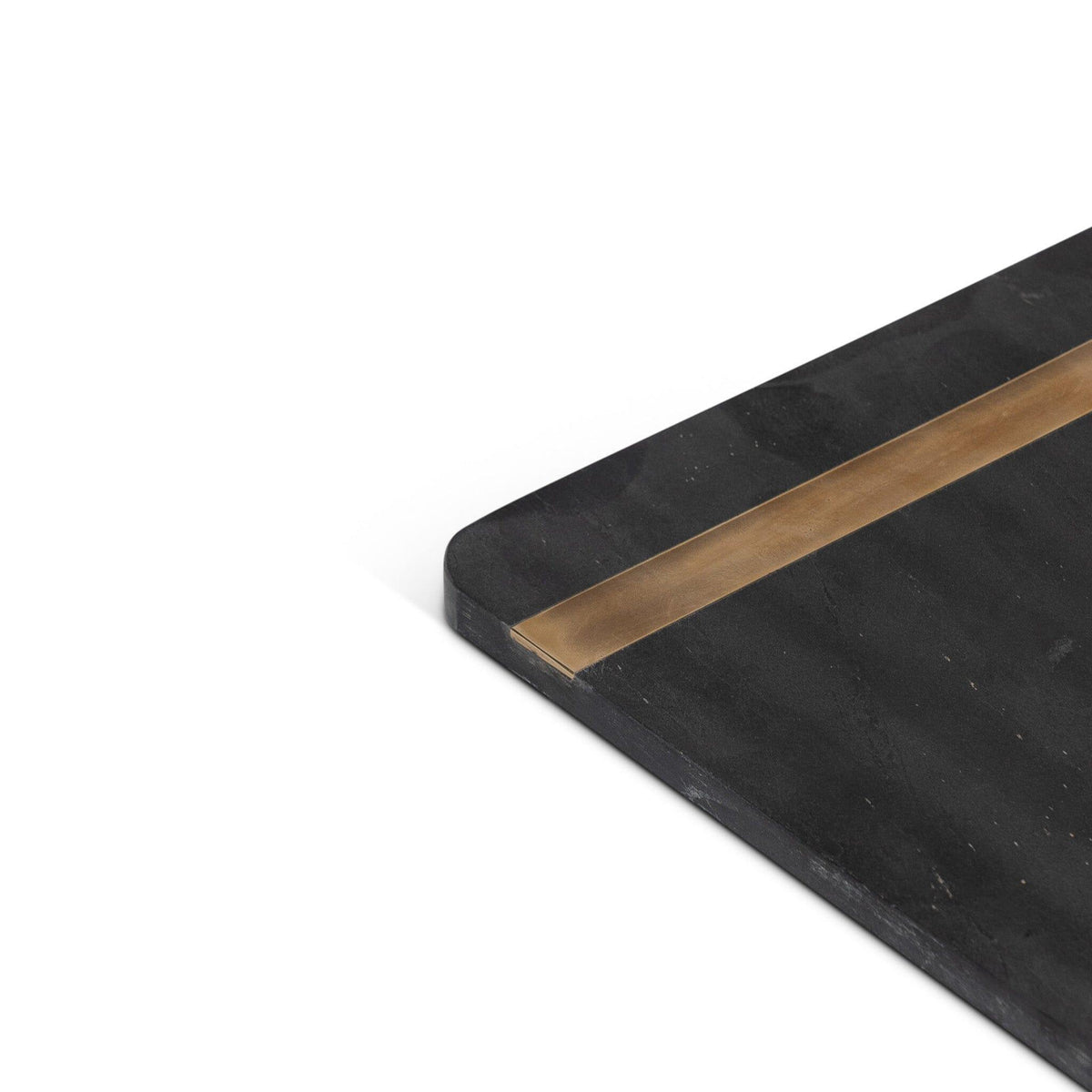 OUTLET - Grazeley 36x36cm Marble Serving Board - Black