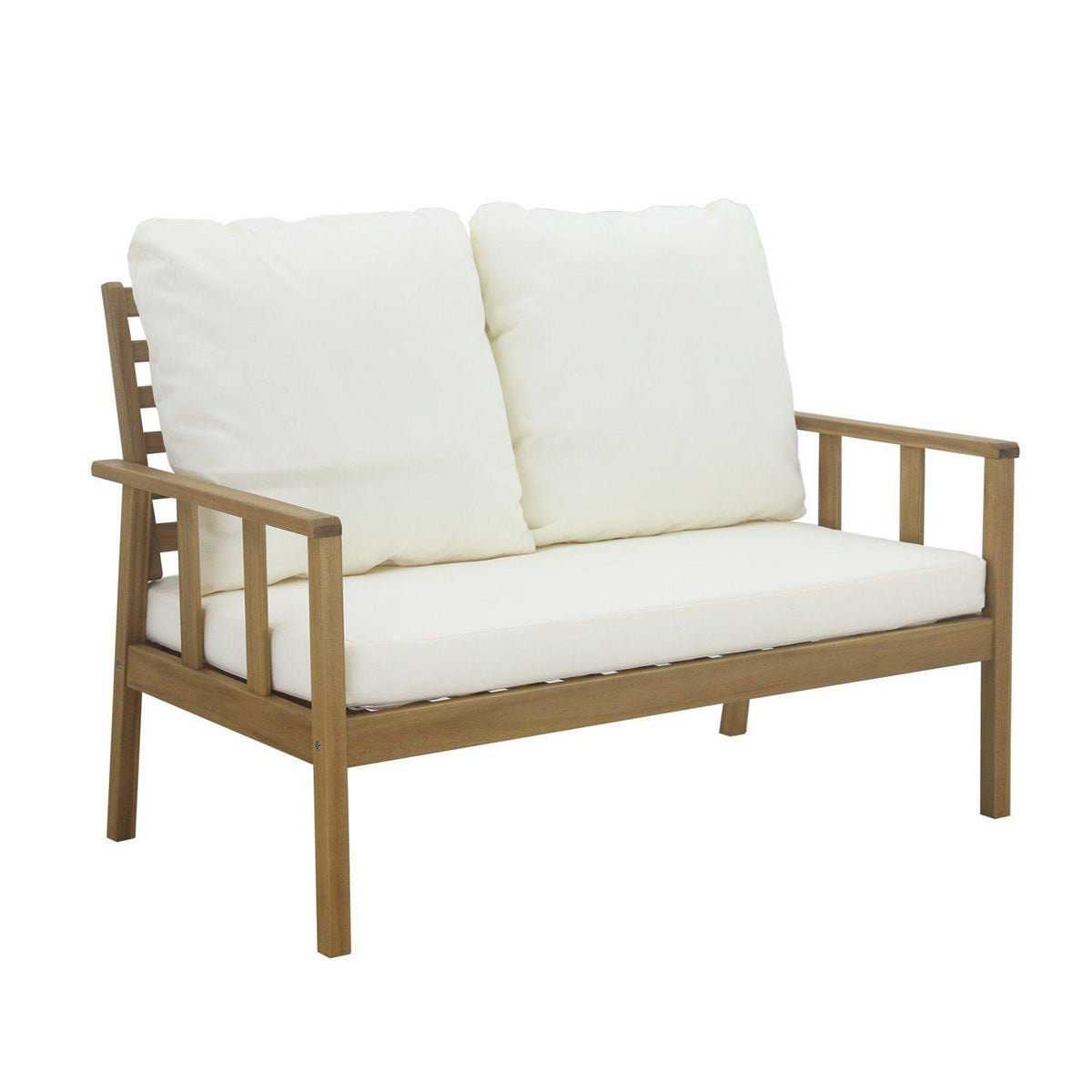 Harrelson Wooden Garden Sofa Set - Sand