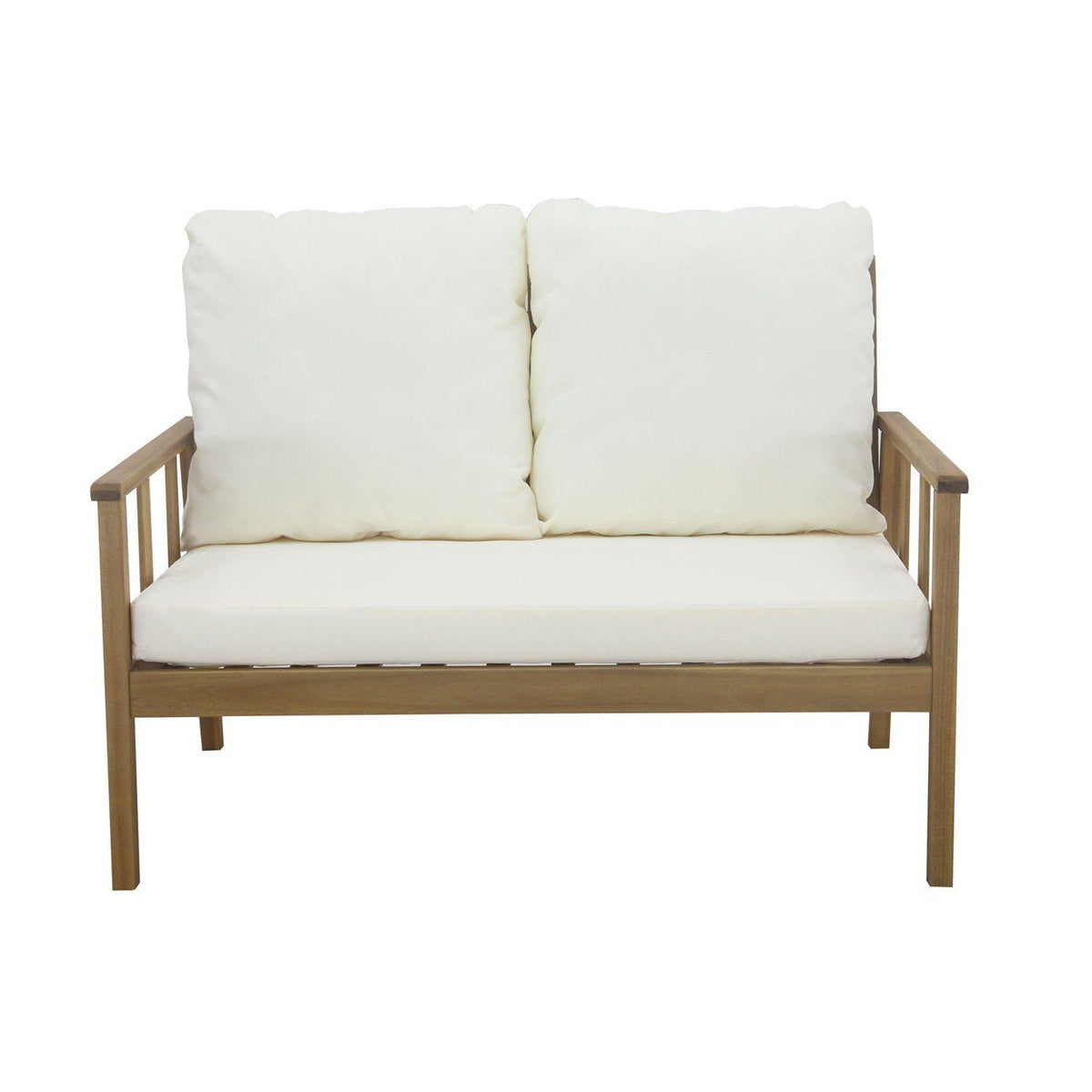 Harrelson Wooden Garden Sofa Set - Sand