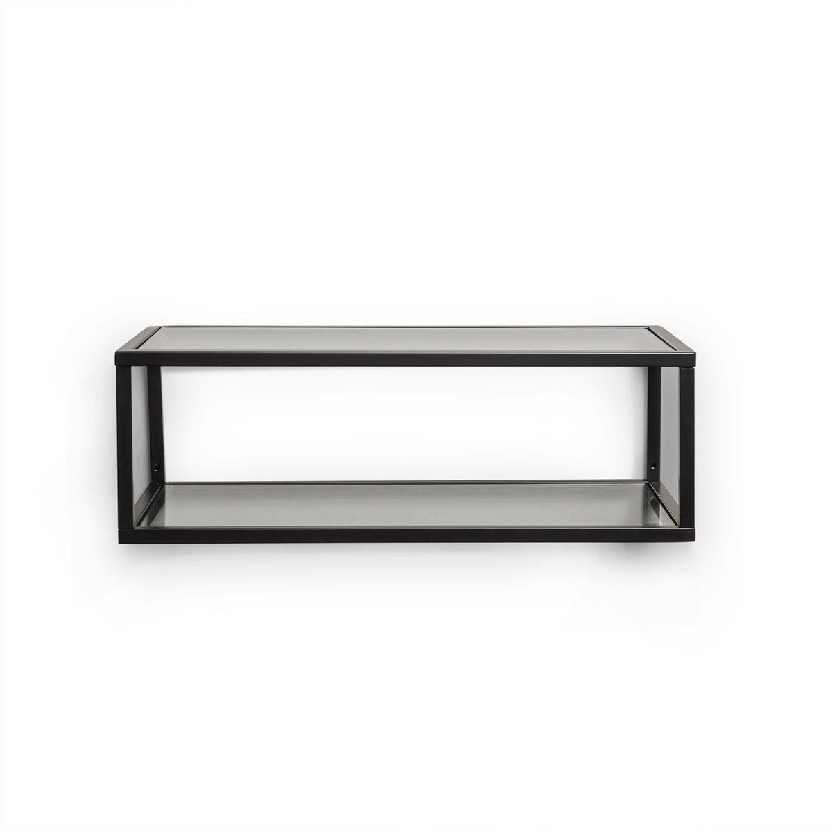 Harris Glass Shelve - Black Metal Frame