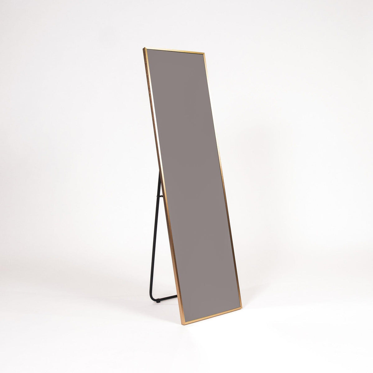 Hensall 150x40cm Metal Free Standing Mirror - Gold