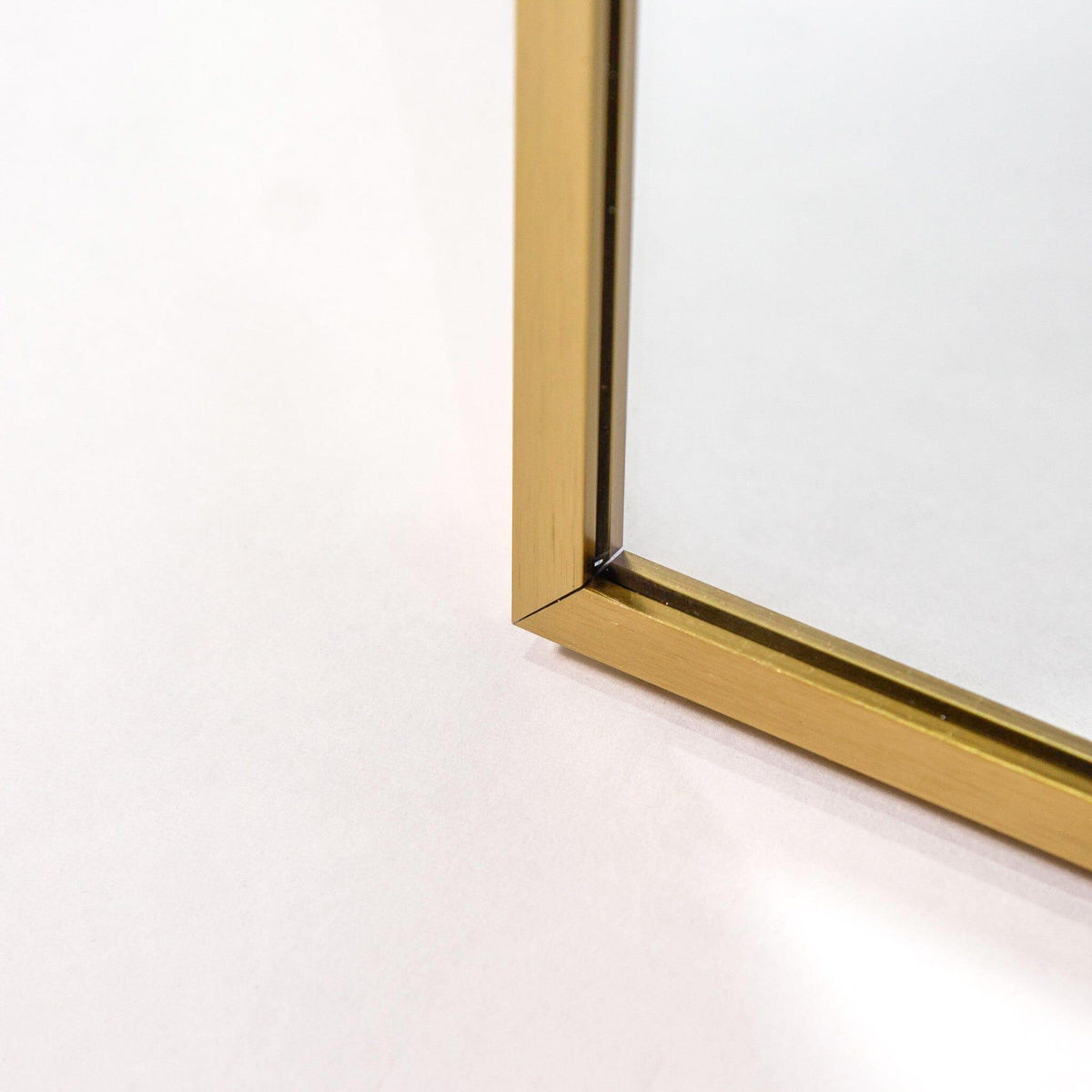 Hensall 150x40cm Metal Free Standing Mirror - Gold