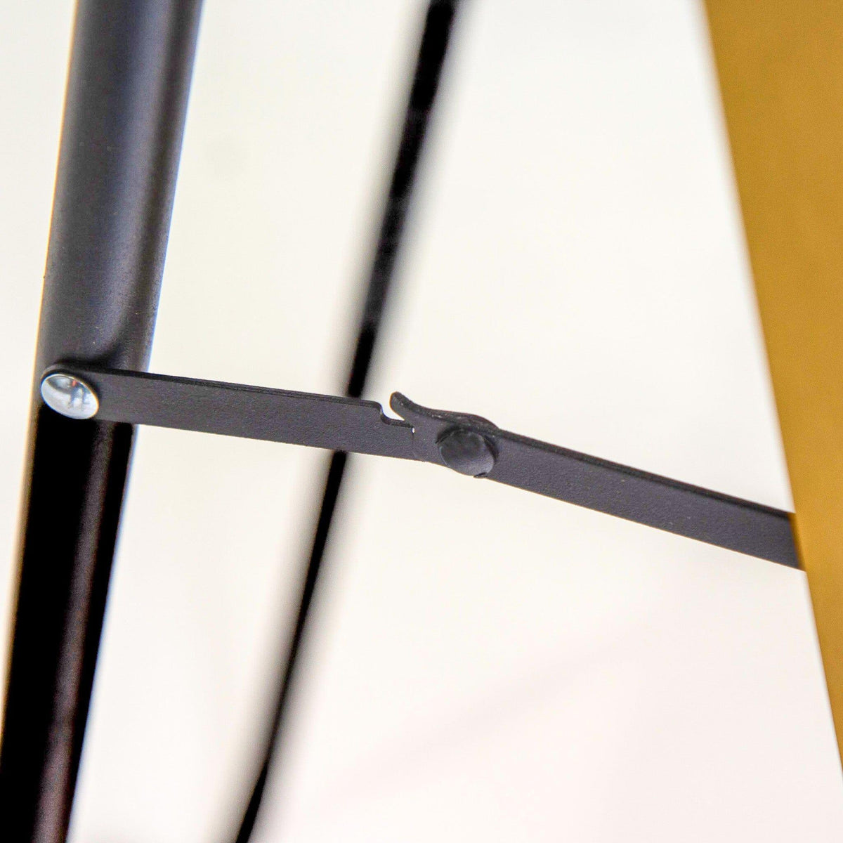 Hensall 150x40cm Metal Free Standing Mirror - Gold
