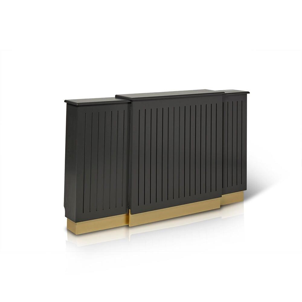 Iliana Extendable Radiator Cover in Charcoal Grey
