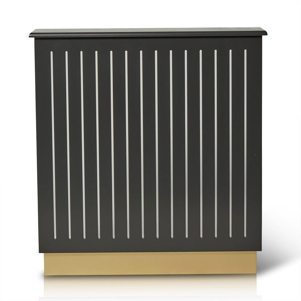 Iliana Small Radiator Cover in Charcoal Grey