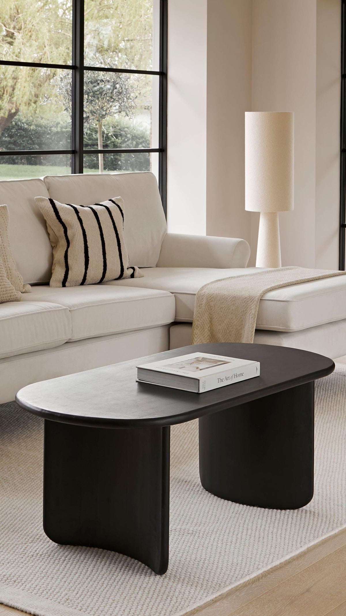 Imogen Black Acacia Wood Coffee table