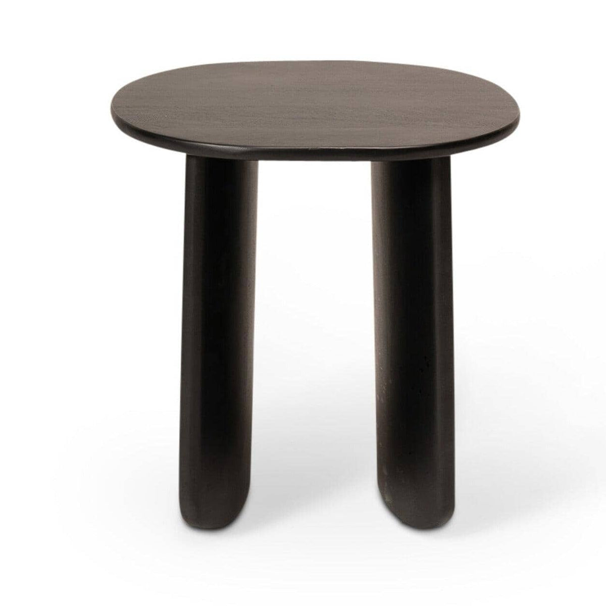 Imogen Black Acacia Wood Side Table
