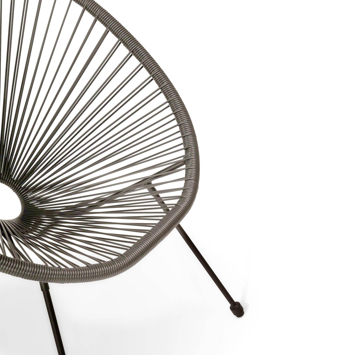 Outlet - Indra String Bistro Set - Grey