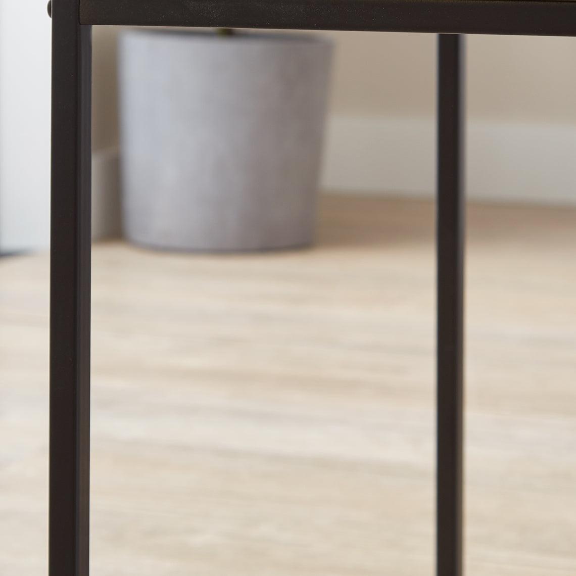Jay Marble Effect Desk - Black