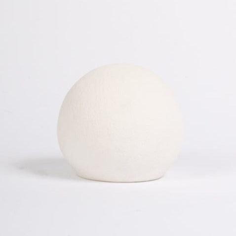 OUTLET - Kelton 9cm Ceramic Ball Ornament - White