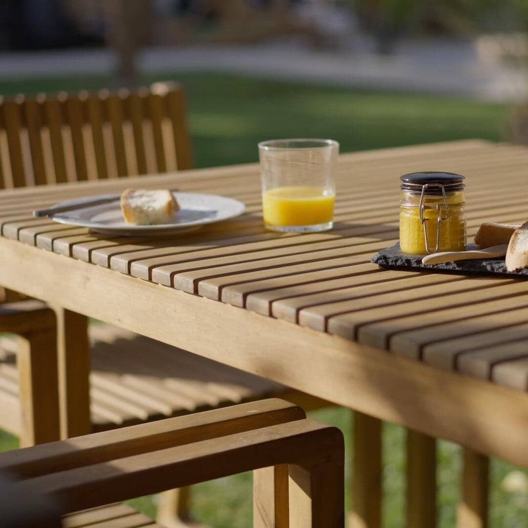 Lennox 6 Seater Outdoor Wooden Dining Table