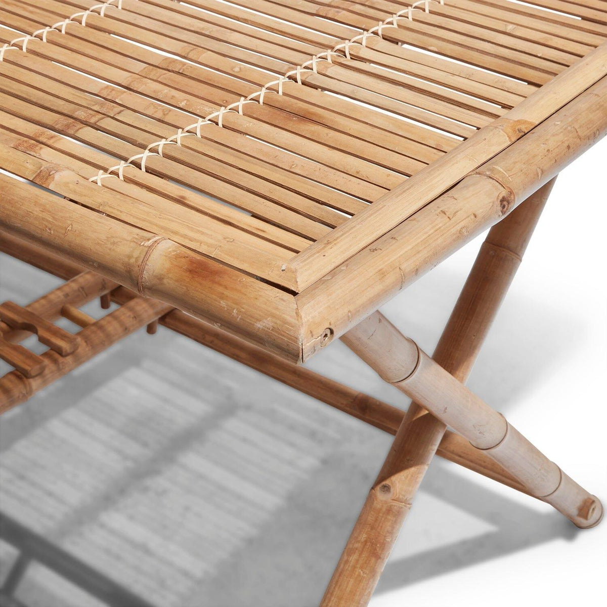 Outlet - Lila 6 Seater Bamboo Folding Garden Dining Table