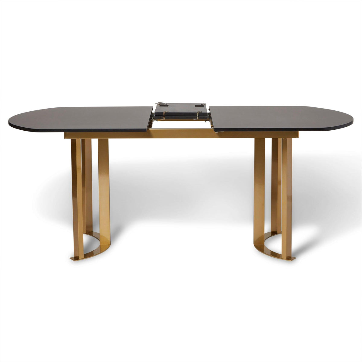 Lua Noir Black Dining Table - Extendable