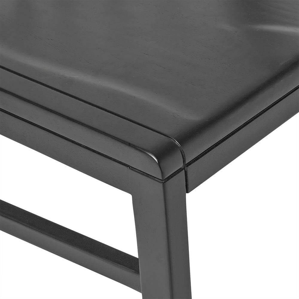 Mabel Black Wooden Spindle Dining Chairs - Set of 2