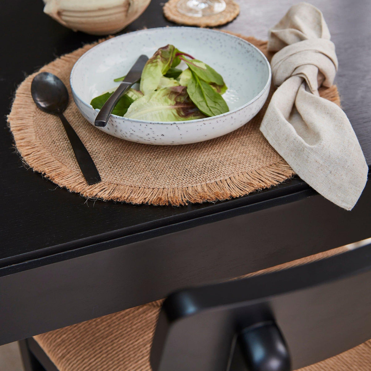 Magnus Black Wood Dining Table - Extendable