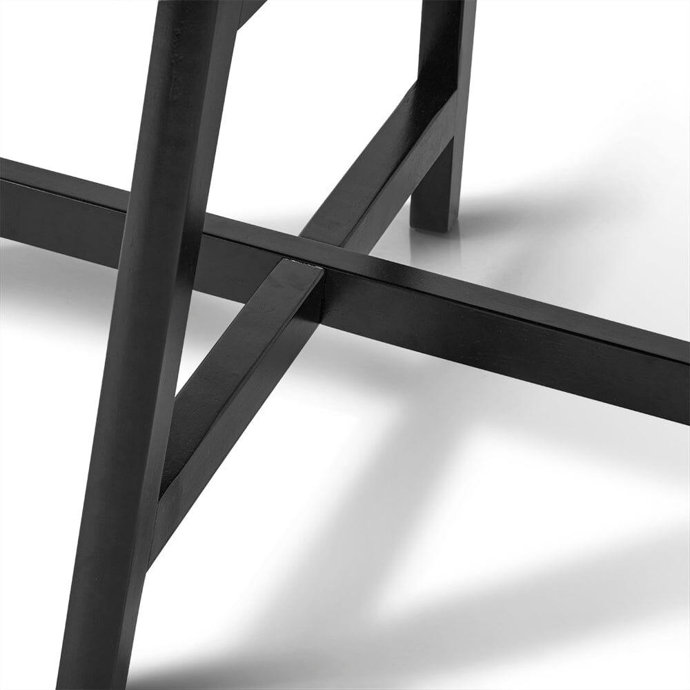 OUTLET - Magnus Dove Grey Dining Chairs - Set of 2 - Black Legs