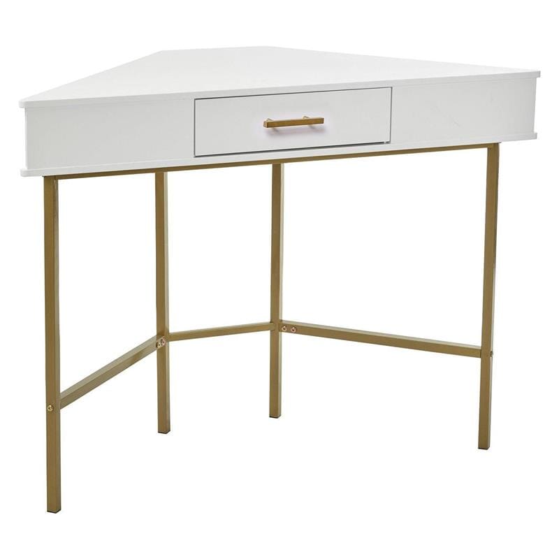 Marie Corner Desk - White
