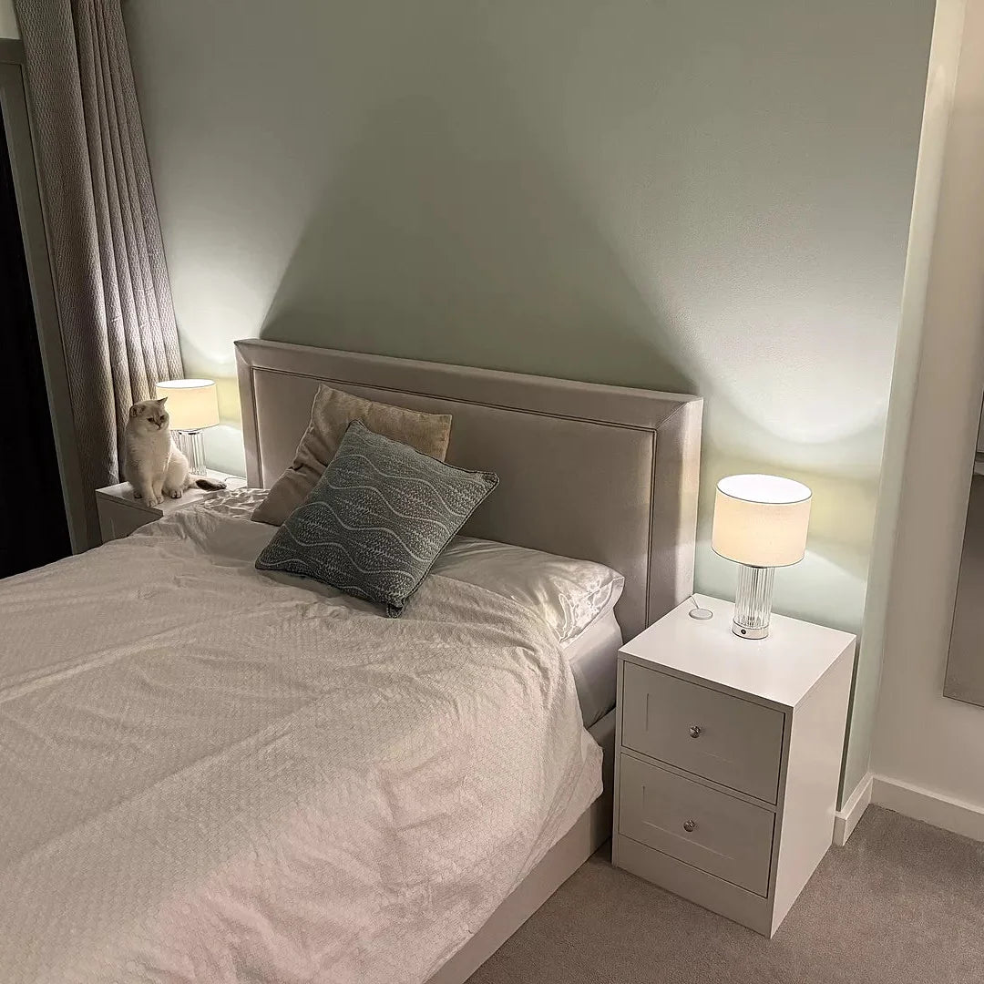 Stevie Bedside Table - White