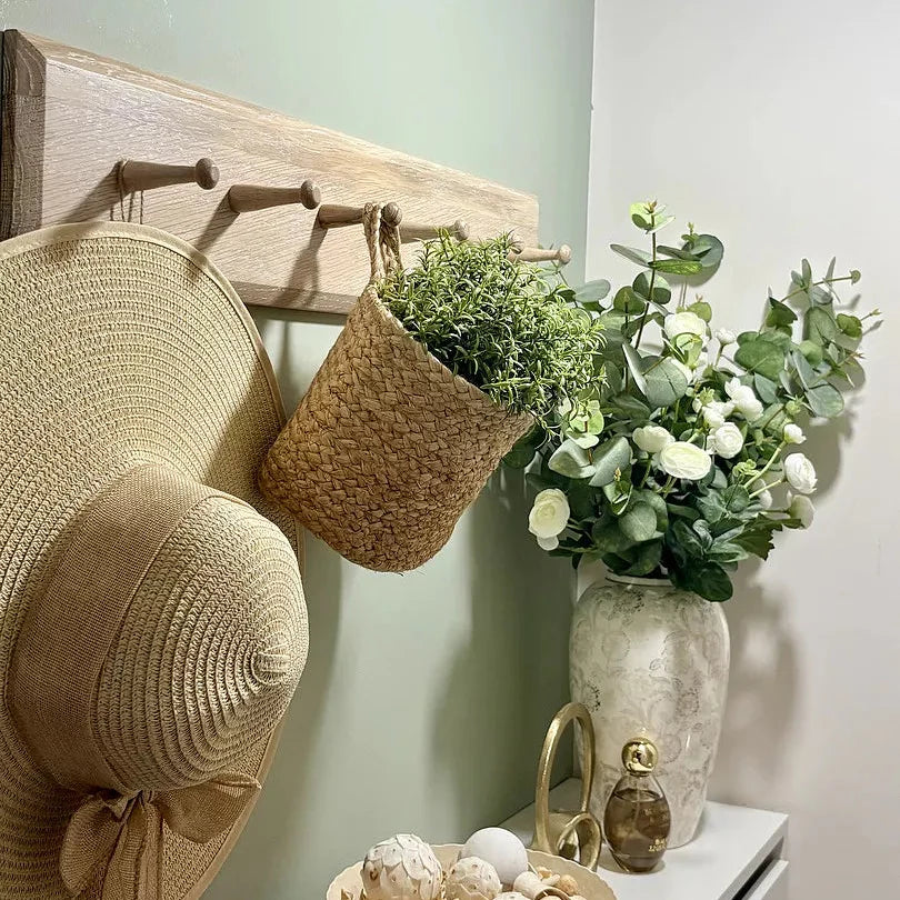 Willow Wooden Coat Rack - Whitewash