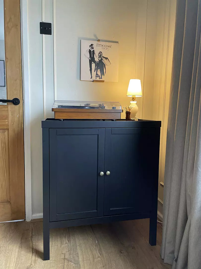 Charlie 2 Door Small Sideboard - Noir Black