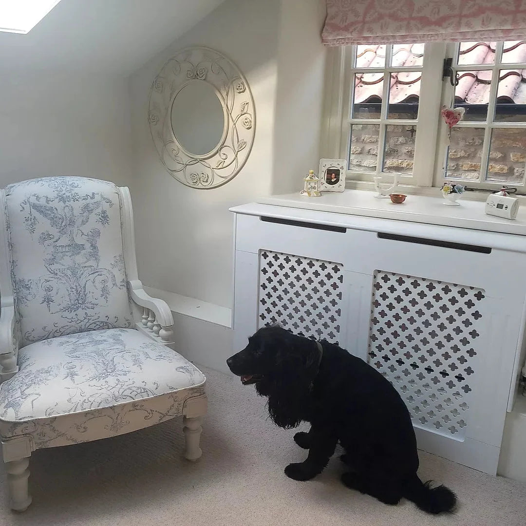Edith Radiator Cover - White - Medium