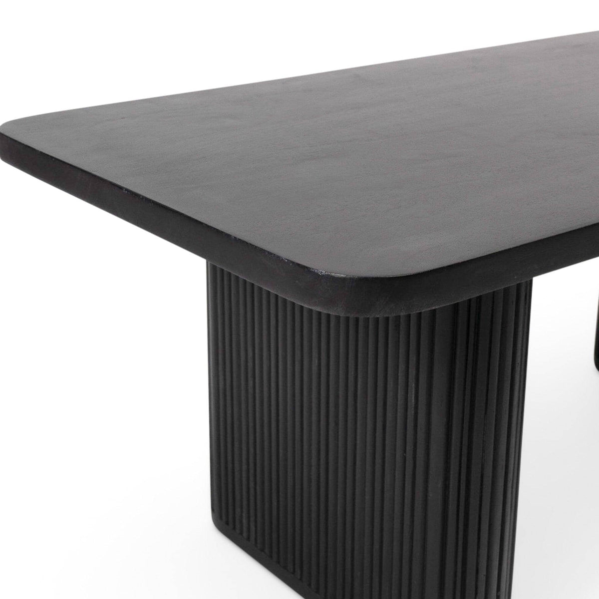 Orla Black Mango Wood Coffee Table