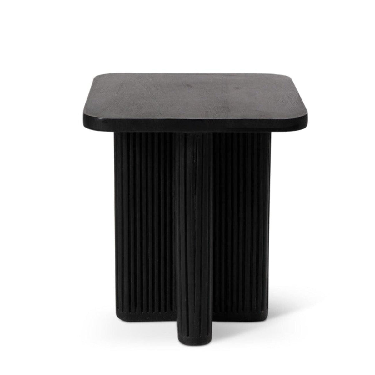 Orla Black Mango Wood Square Side Table