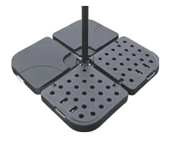 OUTLET - Quartered Base For Lean Over & Cantilever Parasols
