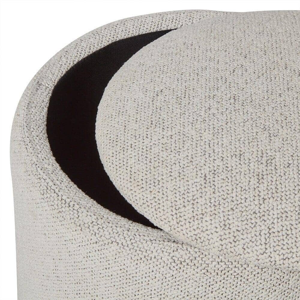 Outlet - Abigail Storage Pouffe/Footstool - Dove Grey