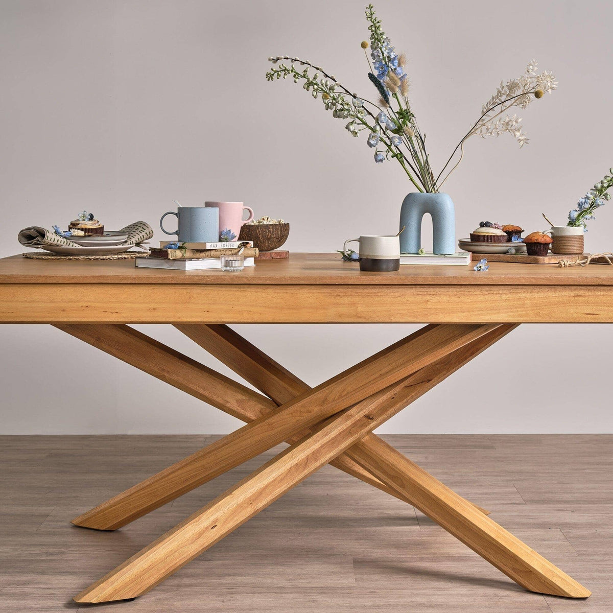 Outlet - Amelia Oak Wood Dining Table