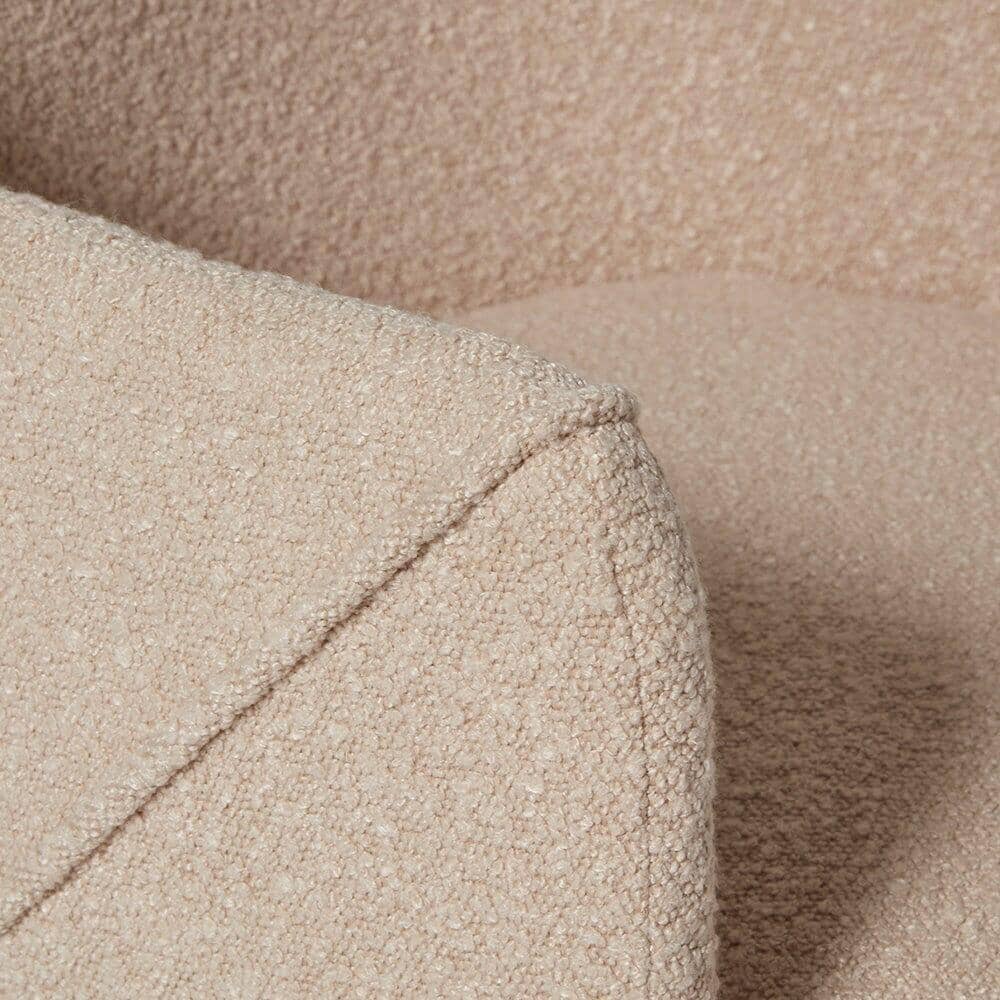 OUTLET - Amy dining chair - Boucle with black legs
