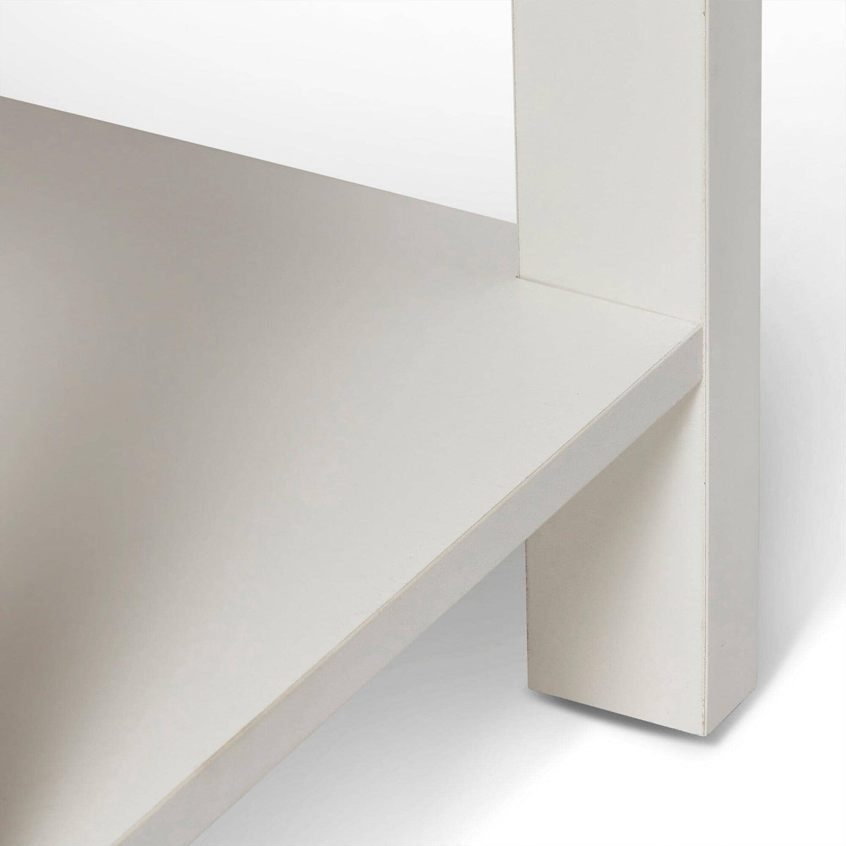 Outlet - Bampton 1 Drawer Bedside Table - White