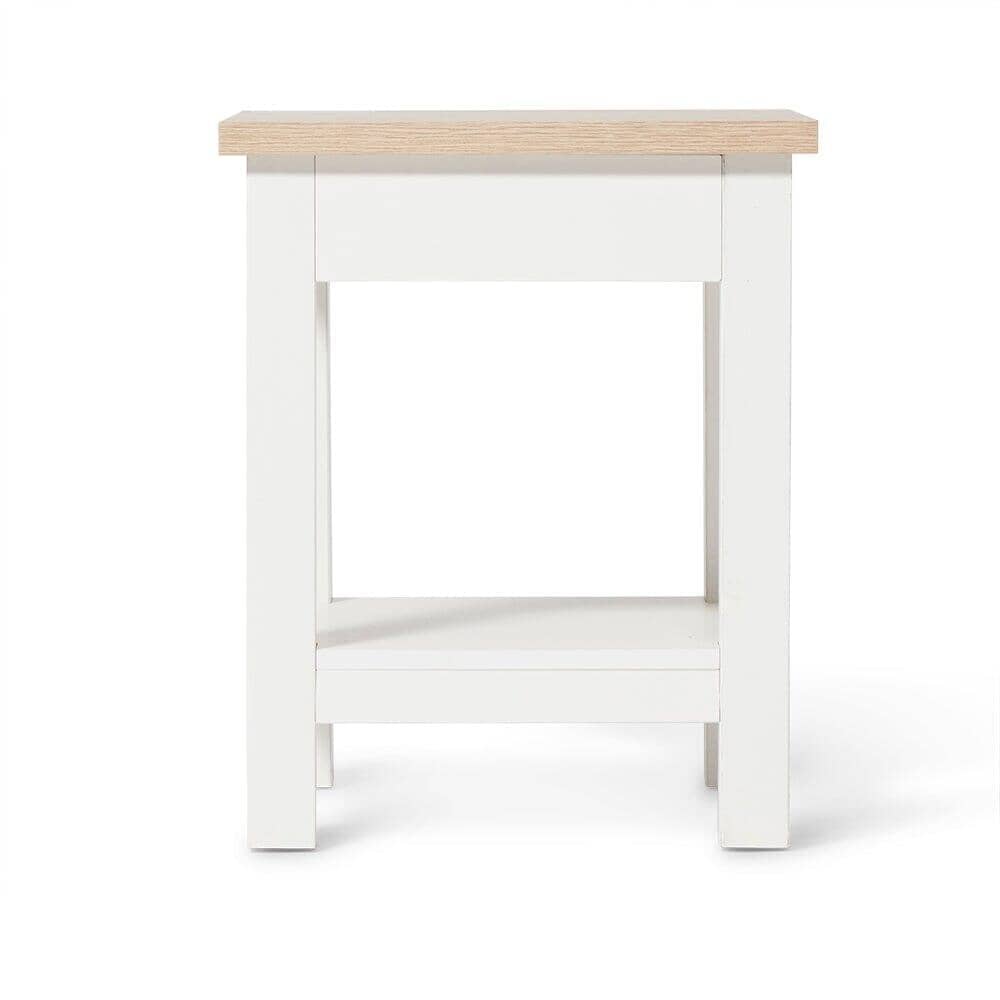 Outlet - Bampton White Side Table