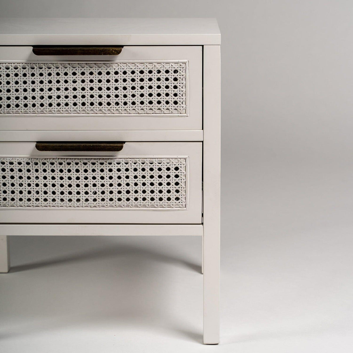 Outlet - Charlie bedside table - 2 drawer - white
