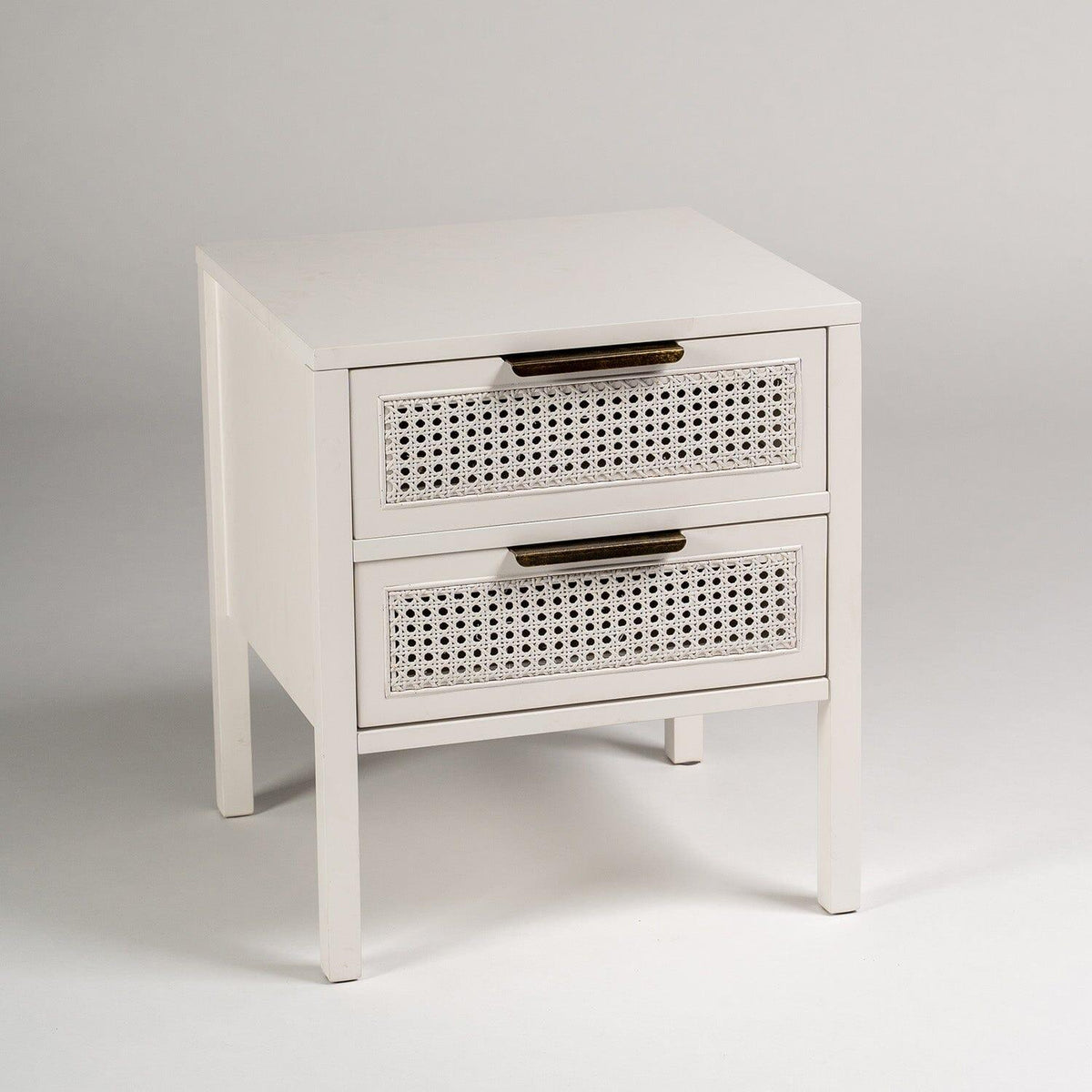 Outlet - Charlie bedside table - 2 drawer - white