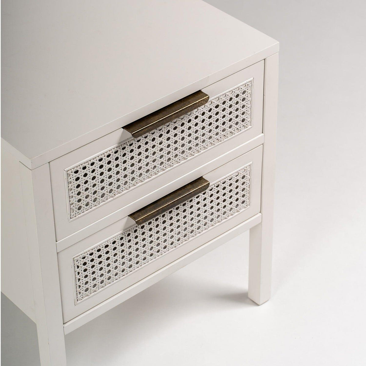 Outlet - Charlie bedside table - 2 drawer - white