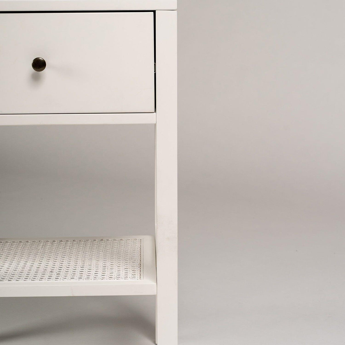 OUTLET - Charlie Bedside Table - White