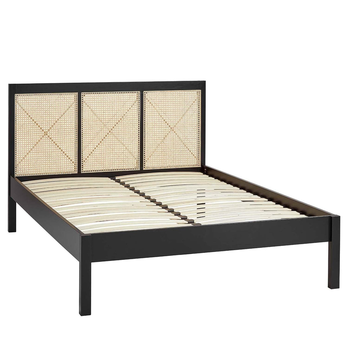 Outlet - Charlie Double Bed Frame - Black