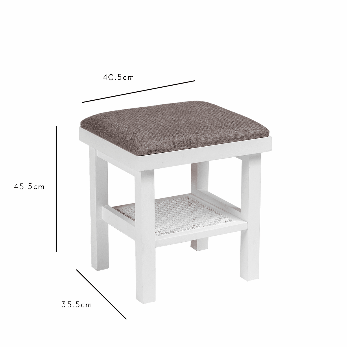 OUTLET - Charlie White Dressing Table