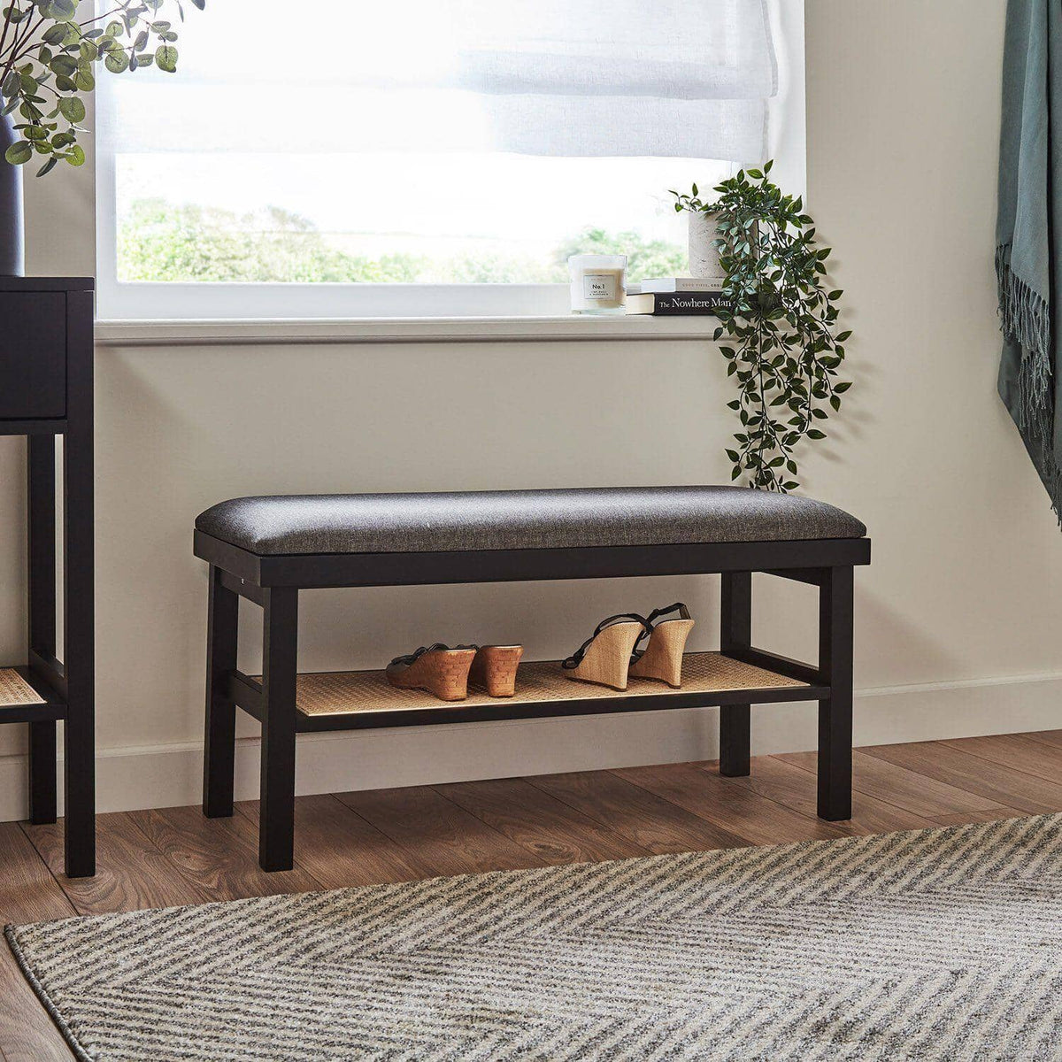 OUTLET - Charlie Hallway Bench - Black