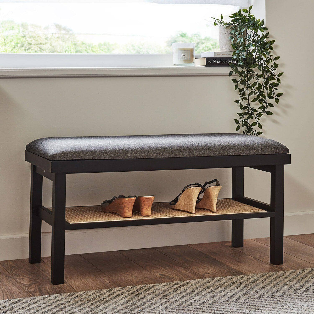 OUTLET - Charlie Hallway Bench - Black