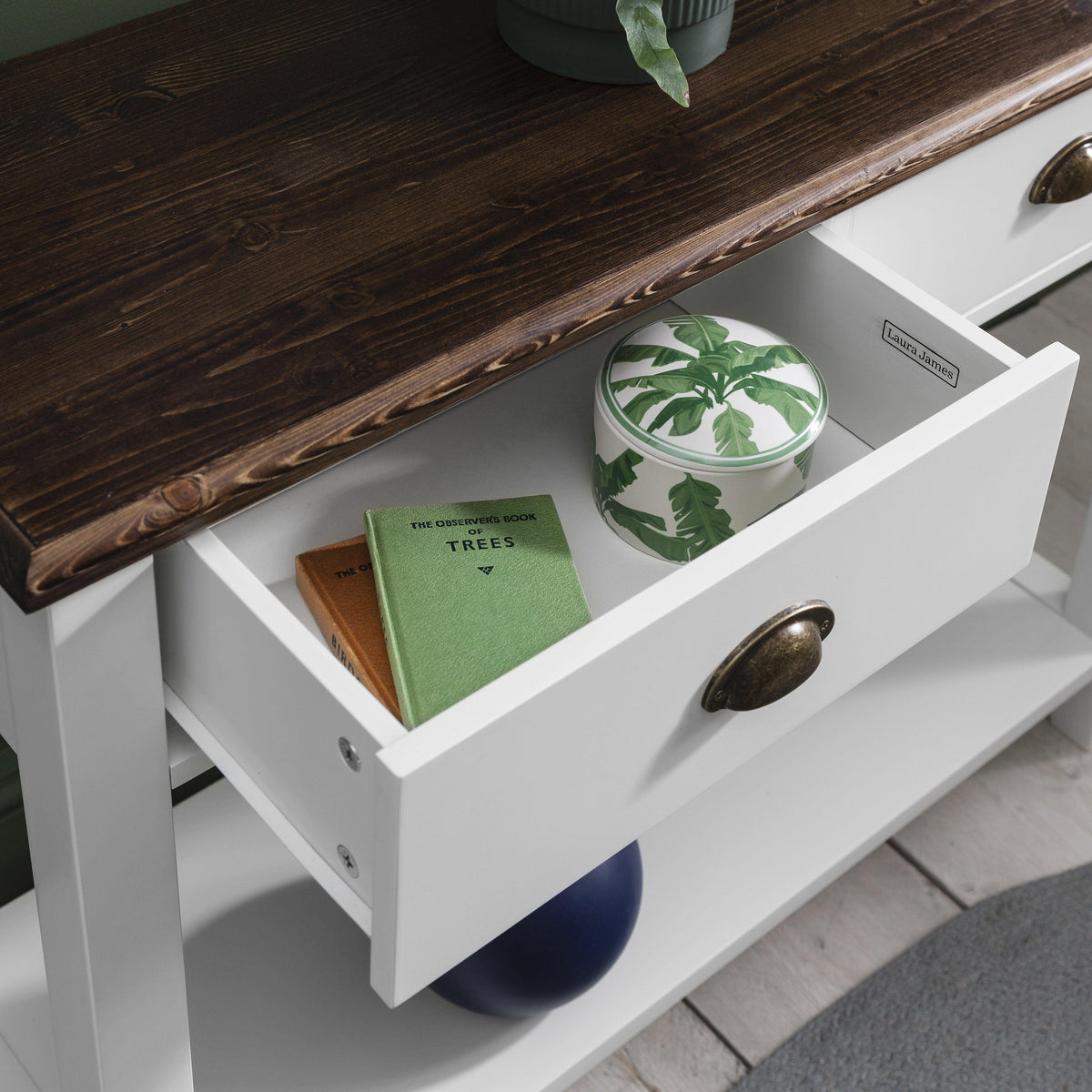 OUTLET - Chatsworth White 2 Drawer Console Table