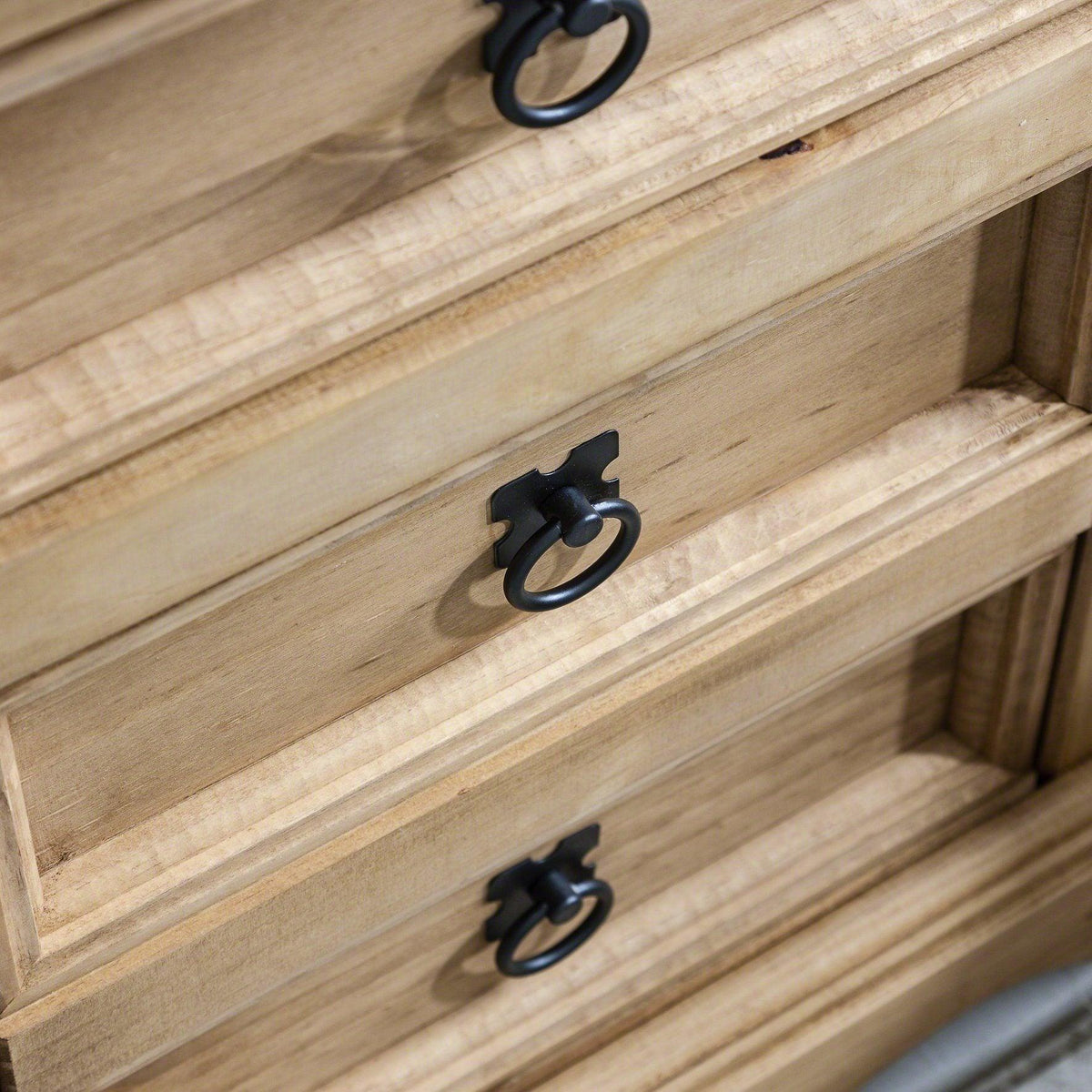 Outlet - Corona Bedside Table - 3 Drawers