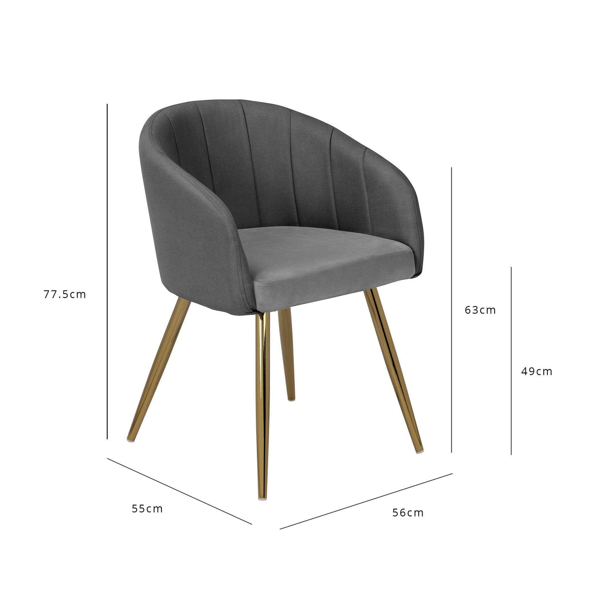OUTLET - Duri Office Chair - Dark Grey