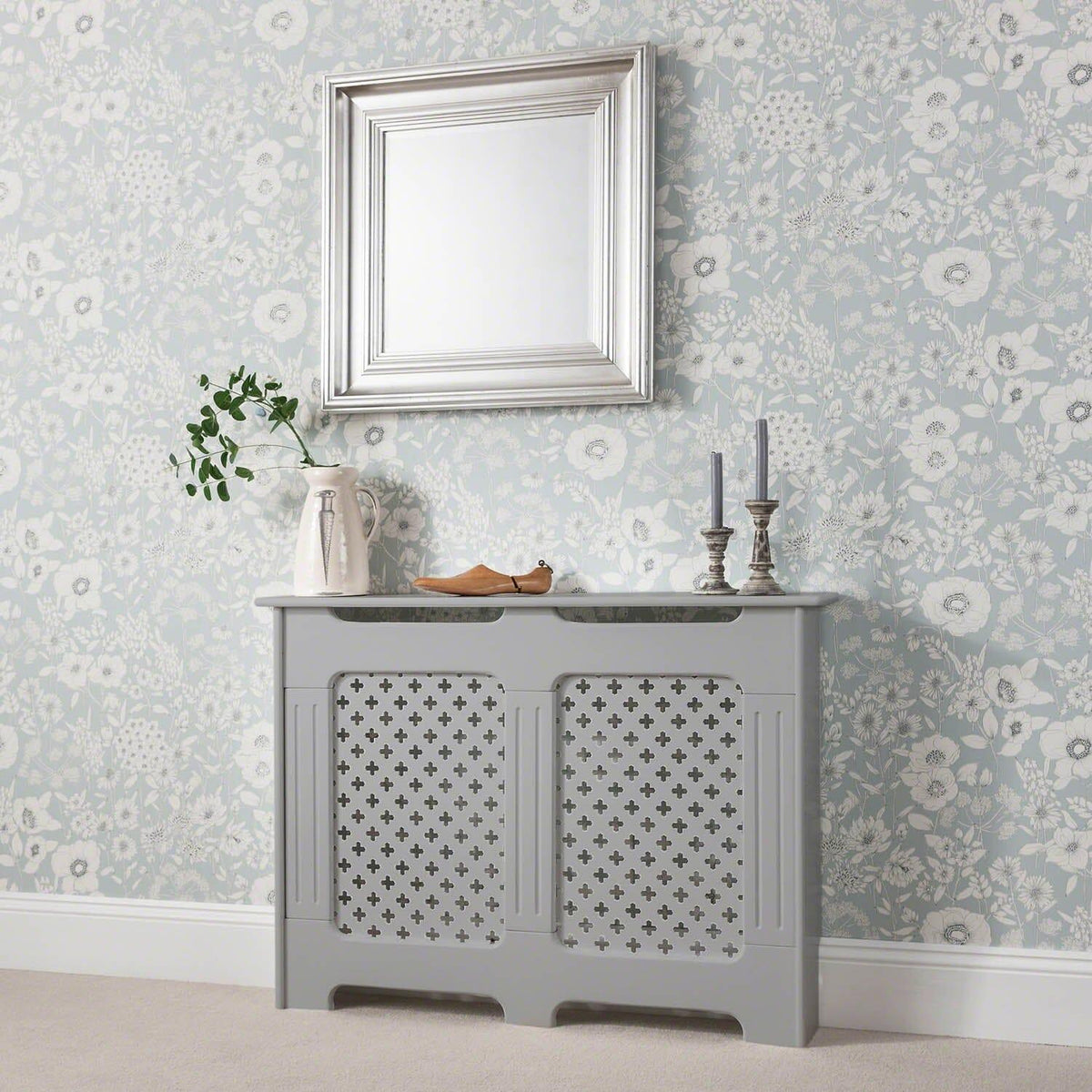 Outlet - Edith Medium Radiator Cover Grey