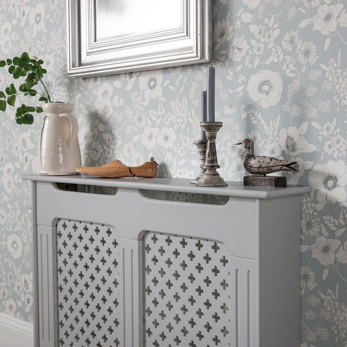 Outlet - Edith Medium Radiator Cover Grey