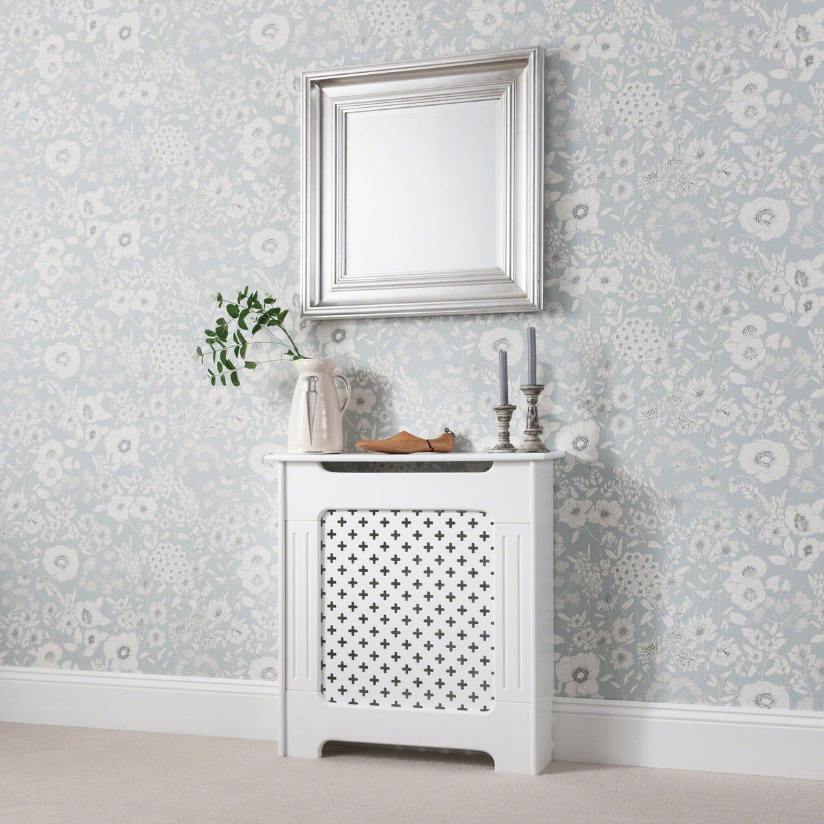 Outlet - Edith Radiator Cover - White - Small