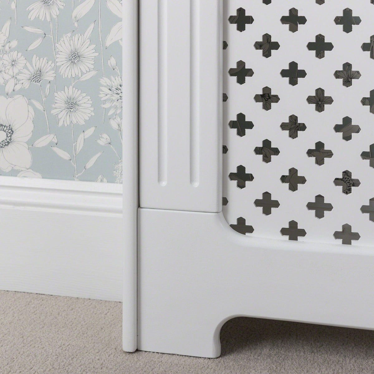 Outlet - Edith Radiator Cover - White - Small