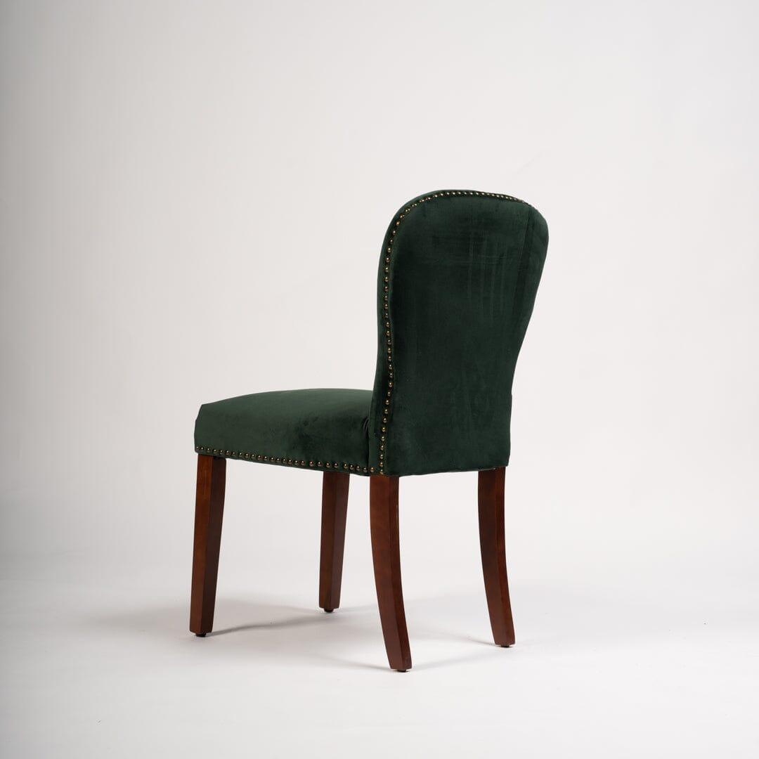 OUTLET - Edward Green Dining Chairs - Set of 2 - Dark Wood Legs